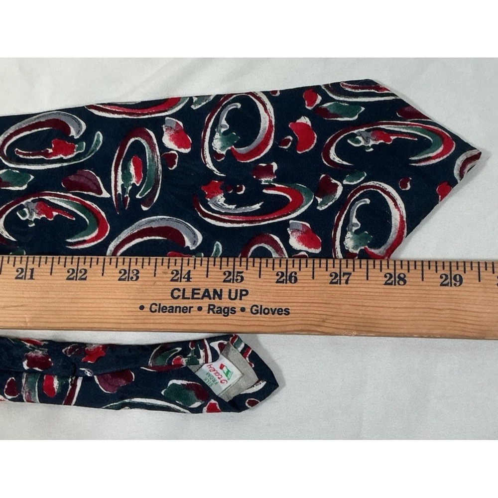 X'Andrini Men's Silk Tie Multicolor Pattern Tie Italy Hand Sewn